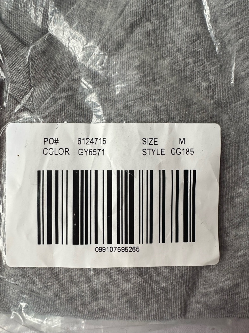 J.Crew Slub Cotton Tee V neck. Grey & Light Green. M - Picture 3 of 4